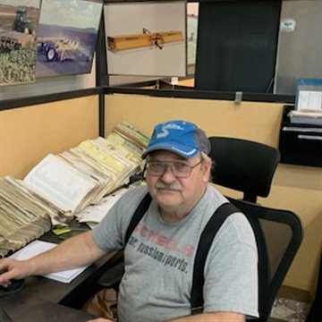 Karl Buhaug at his desk in the Alloway office