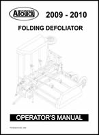 2009 - 2010 Folding Defoliator Owners Manual