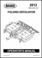 2012 Folding Defoliator Owners Manual