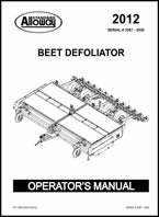 2012 Rigid Defoliator Owners Manual