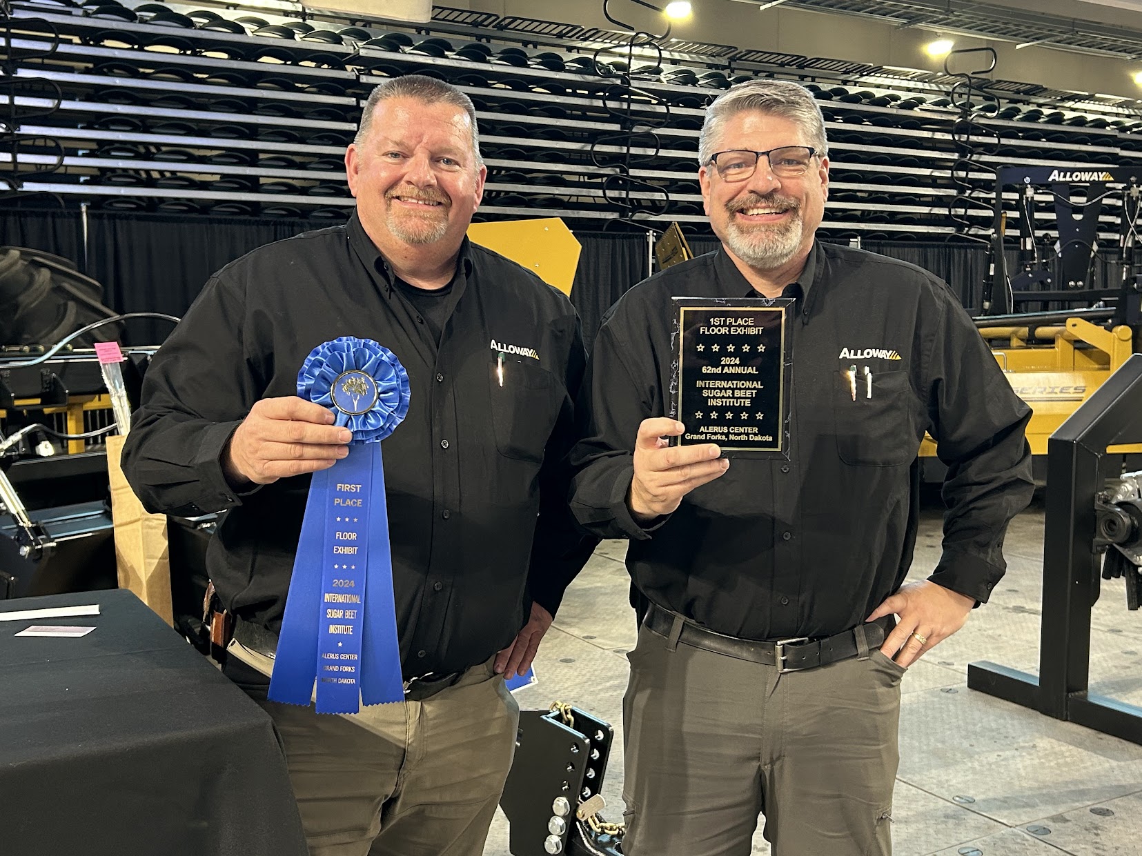 The Alloway first place floor exhibit at the 2024 International Sugar Beet Institute