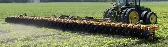 Alloway 3130 pull-type 36R22 cultivator
