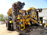 Hydraulic folding wings