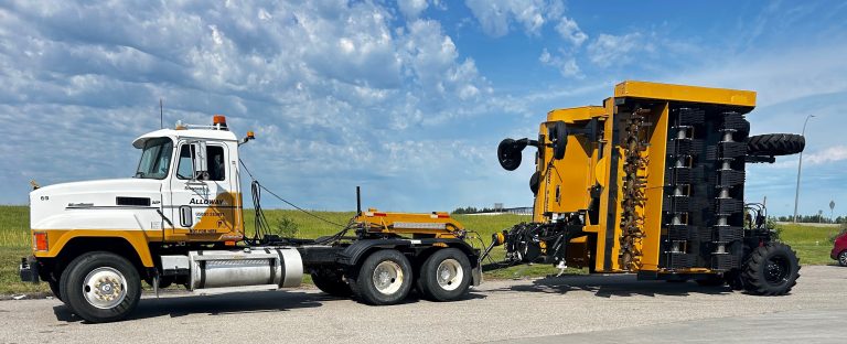 Alloway S-Series defoliator on delivery