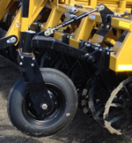 Outside gauge wheels
